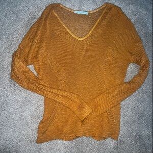 Maurice’s Yellow Knit Long Sleeve